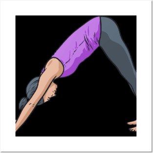 Yoga - Yoga pose Posters and Art